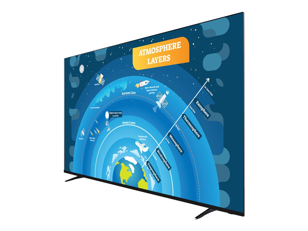 Sharp 4P-B65EJ2U - 65 Diagonal Class (64.5" viewable) - Aquos 4P B Series LED-backlit LCD TV - interactive digital signage -