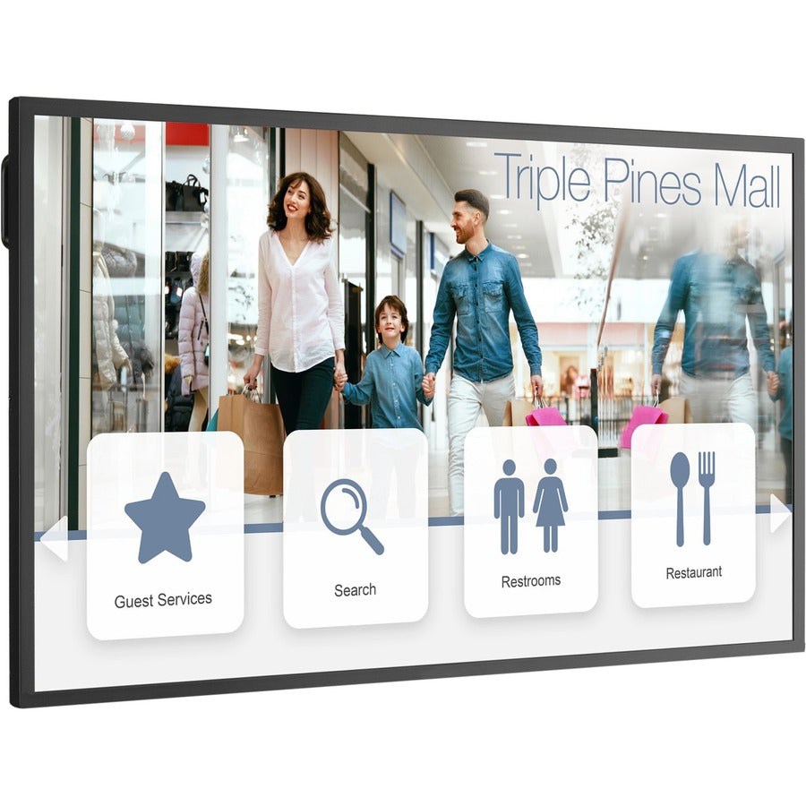 Sharp Nec Display 43" Ultra High Definition Commercial Display With Pre-Installed Ir Touch