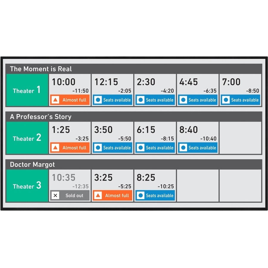 Sharp Pnhy551 55" Class 4K Ultra-Hd Tft Lcd Professional Display PNHY551