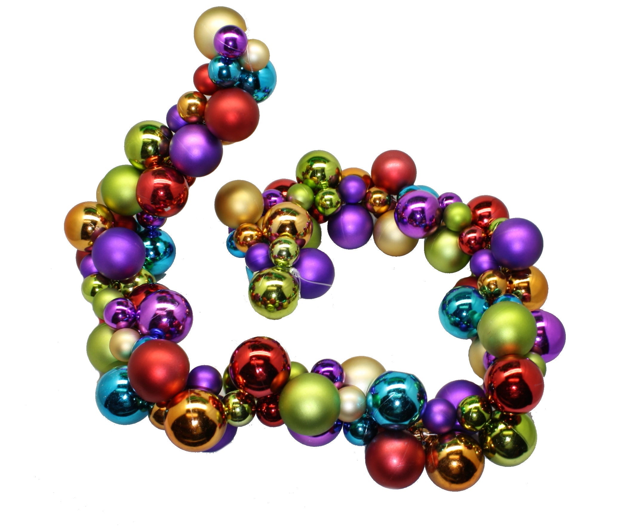 Shatterproof Ornament 58" Garland -