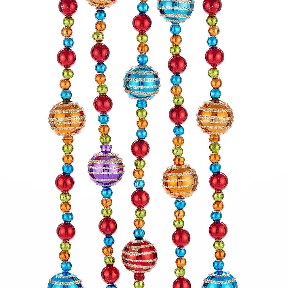 Shiny Multi-Color Ball Garland - 5 Feet