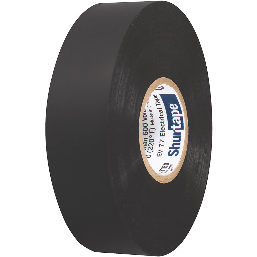 Shurtape EV 077B Professional Grade Black Electrical Tape f/Insulating &amp; Splicing -