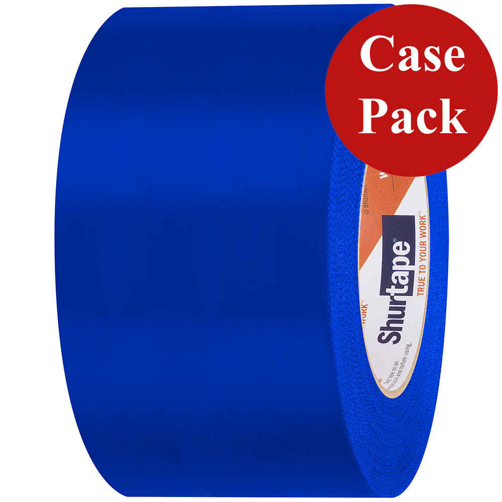 Shurtape UV-Resistant Marine Heat Shrink Tape - 72MM x 55M Roll - Serrated Edge Blue *Case