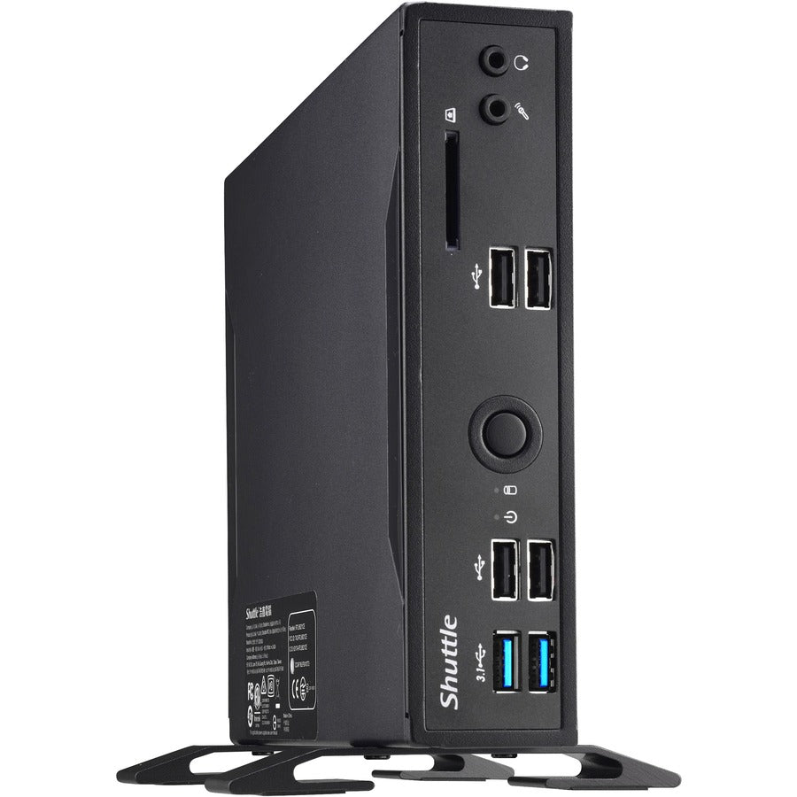 Shuttle XPC slim DS10U Barebone System - Slim PC - Intel Celeron 4205U 1.80 GHz