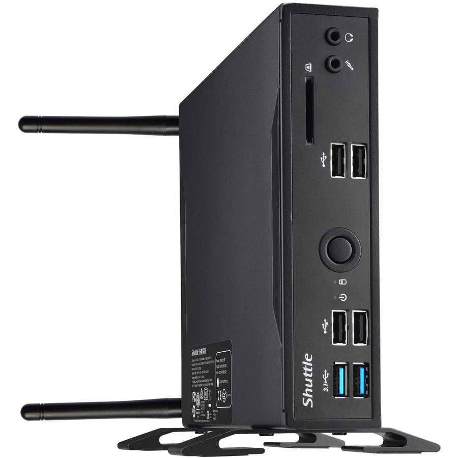 Shuttle XPC slim DS10U Barebone System - Slim PC - Intel Celeron 4205U 1.80 GHz
