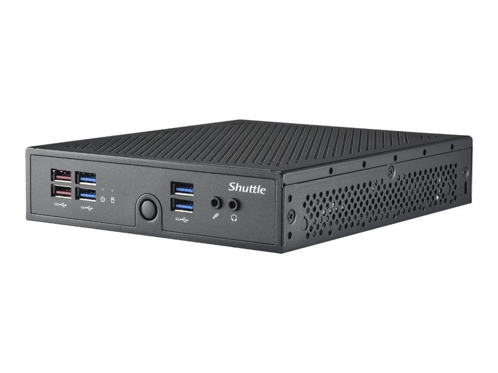Shuttle XPC slim DS50U - Barebone - Slim-PC LGA1700 Socket - 1 x Celeron 7305 up to - RAM 0 GB - UHD Graphics - Gigabit Ethernet,