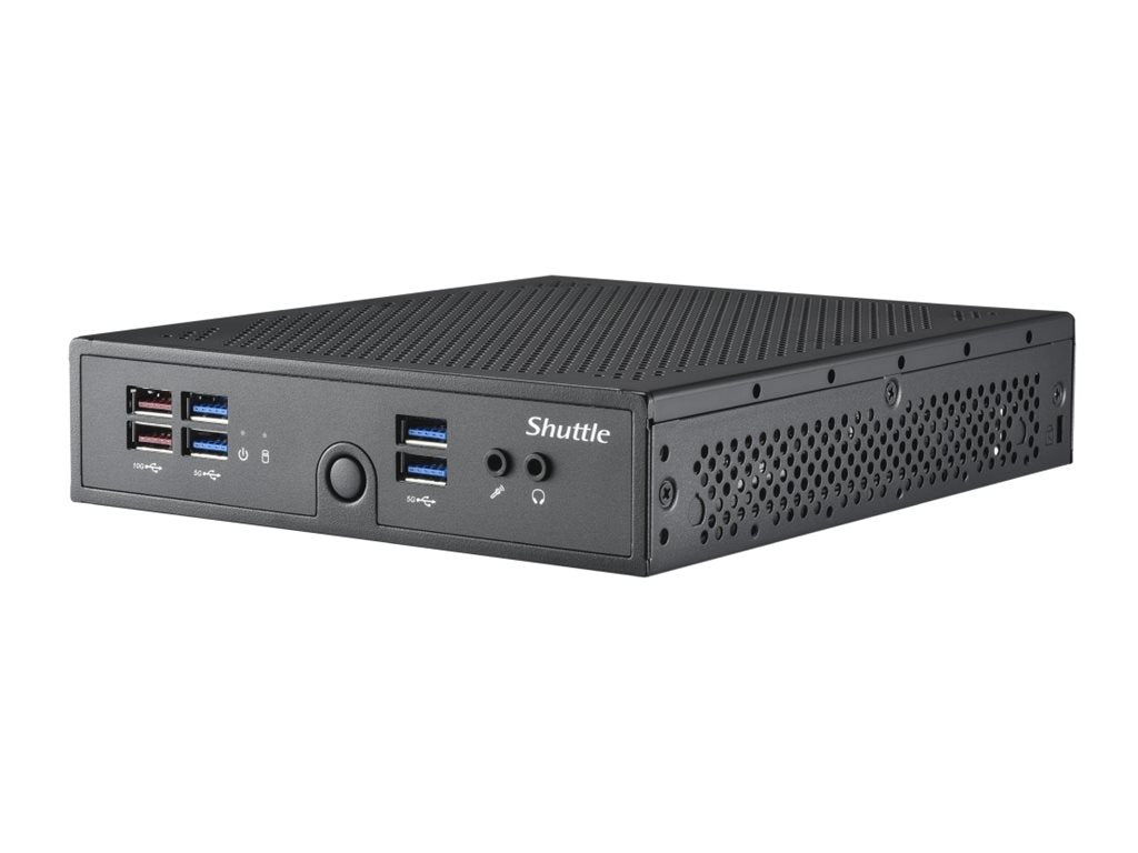 Shuttle XPC slim DS50U7 - Barebone - Slim-PC 1 x Core i7 1355U / up to 5 GHz ULV - RAM 0 GB - Intel Iris Xe Graphics - Gigabit