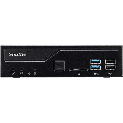 Shuttle XPC slim DH410 Barebone System - Slim PC - Socket LGA-1200 - 1 x Processor Support