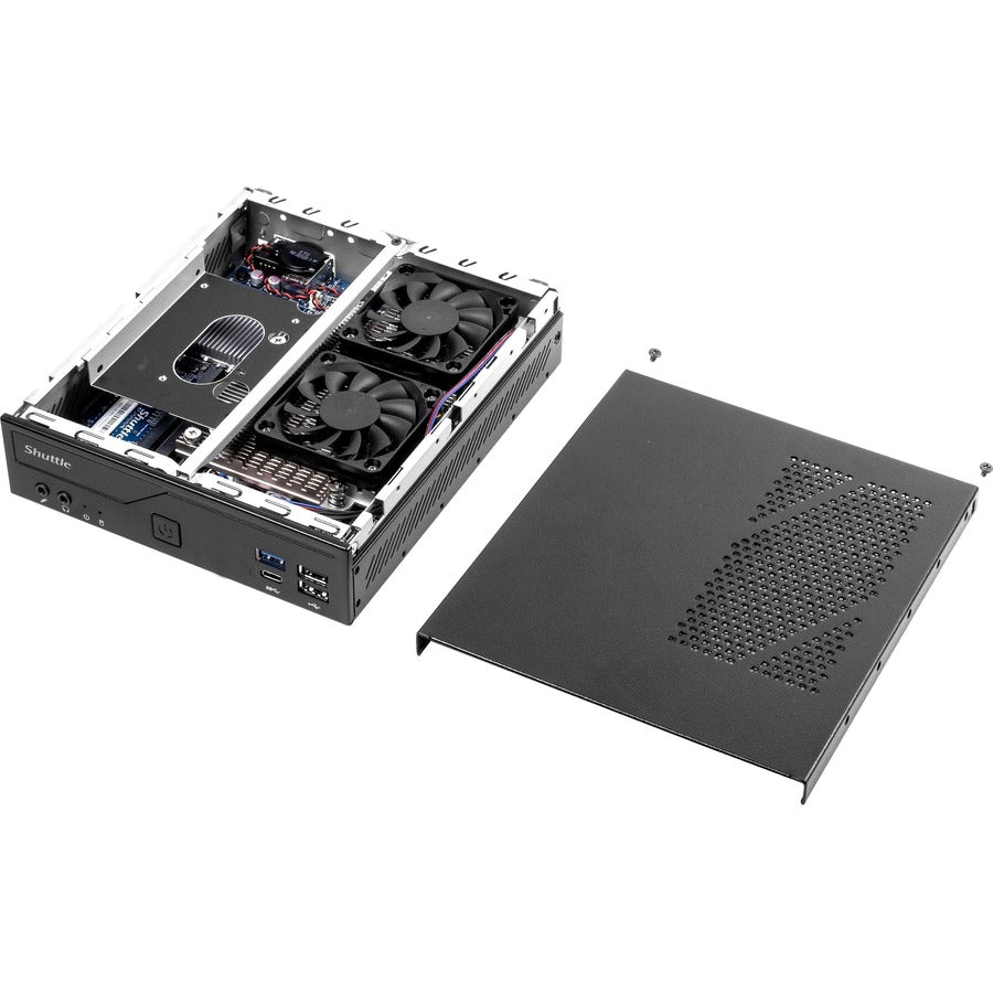 Shuttle XPC slim DH610S Barebone System - Slim PC - Socket LGA-1700 - 1 x Processor Support