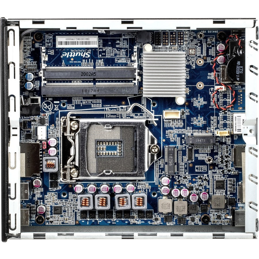Shuttle XPC slim DH610S Barebone System - Slim PC - Socket LGA-1700 - 1 x Processor Support