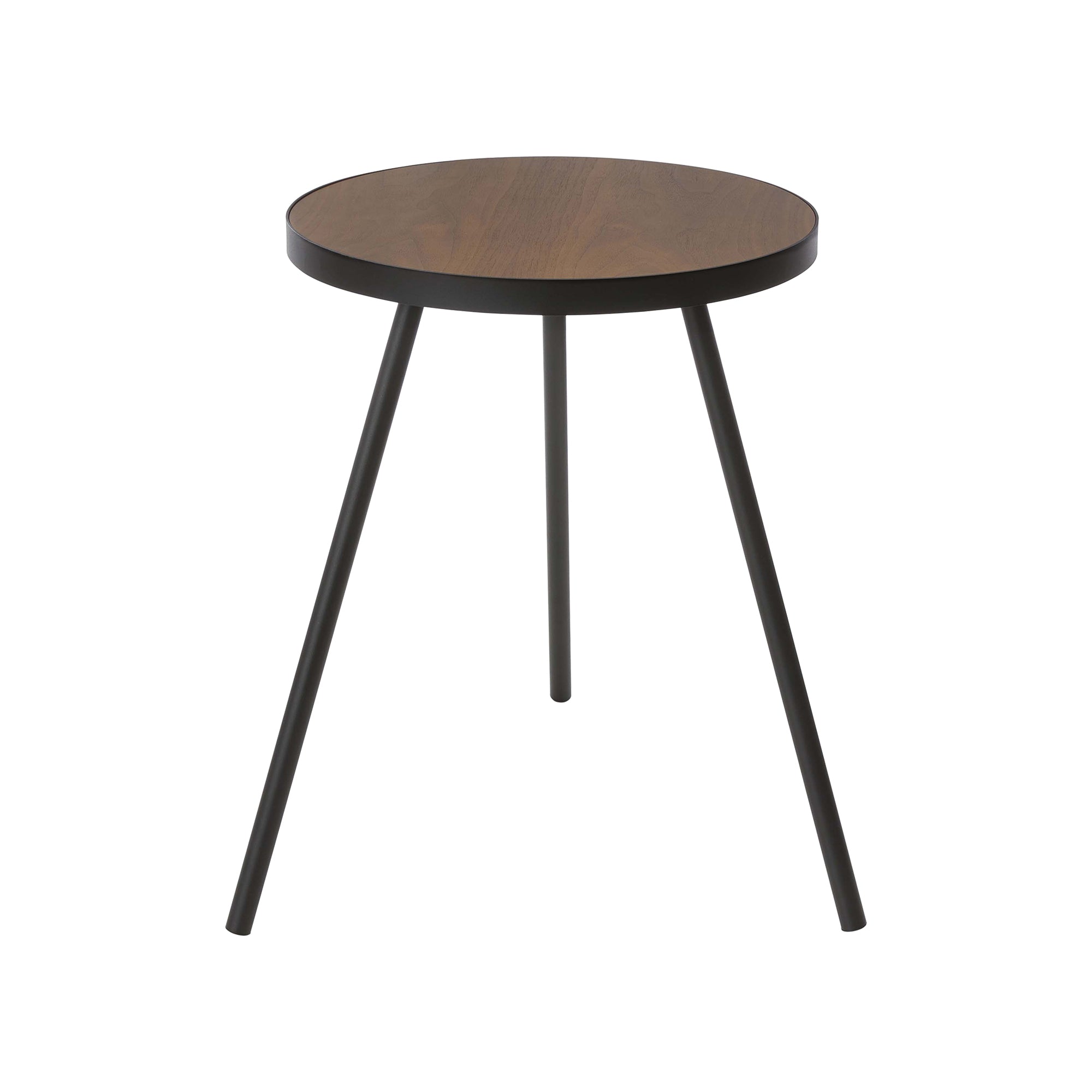 Side Table (20" H) - Steel + Wood