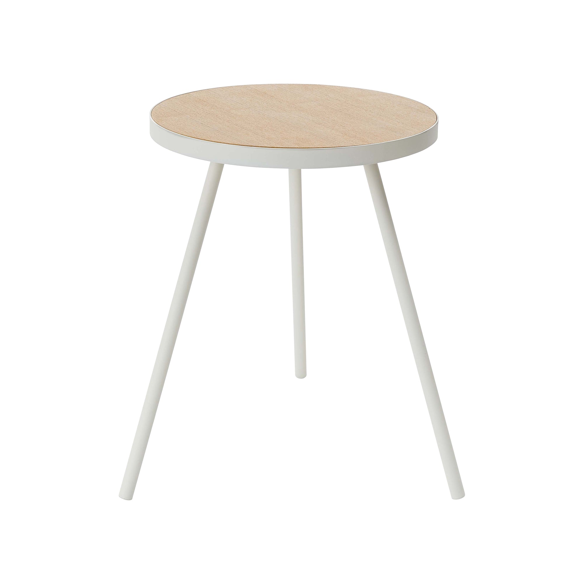 Side Table (20" H) - Steel + Wood