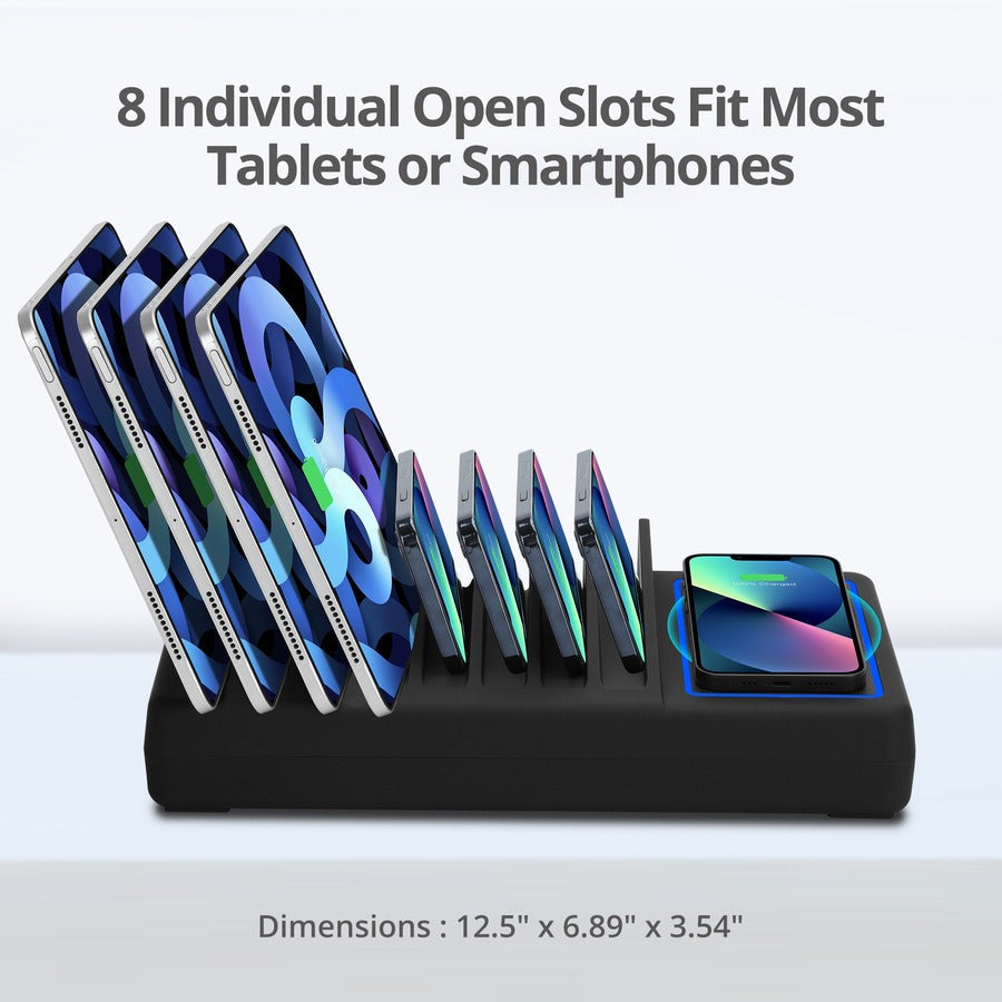 Siig 10-Port Usb-A/C & Wireless Charging Station - 150W