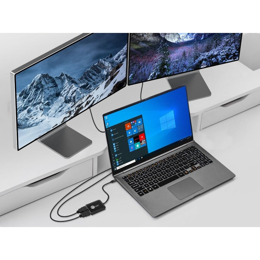 Siig 1X2 Usb-C To Hdmi 4K60 Mst Hub Splitter