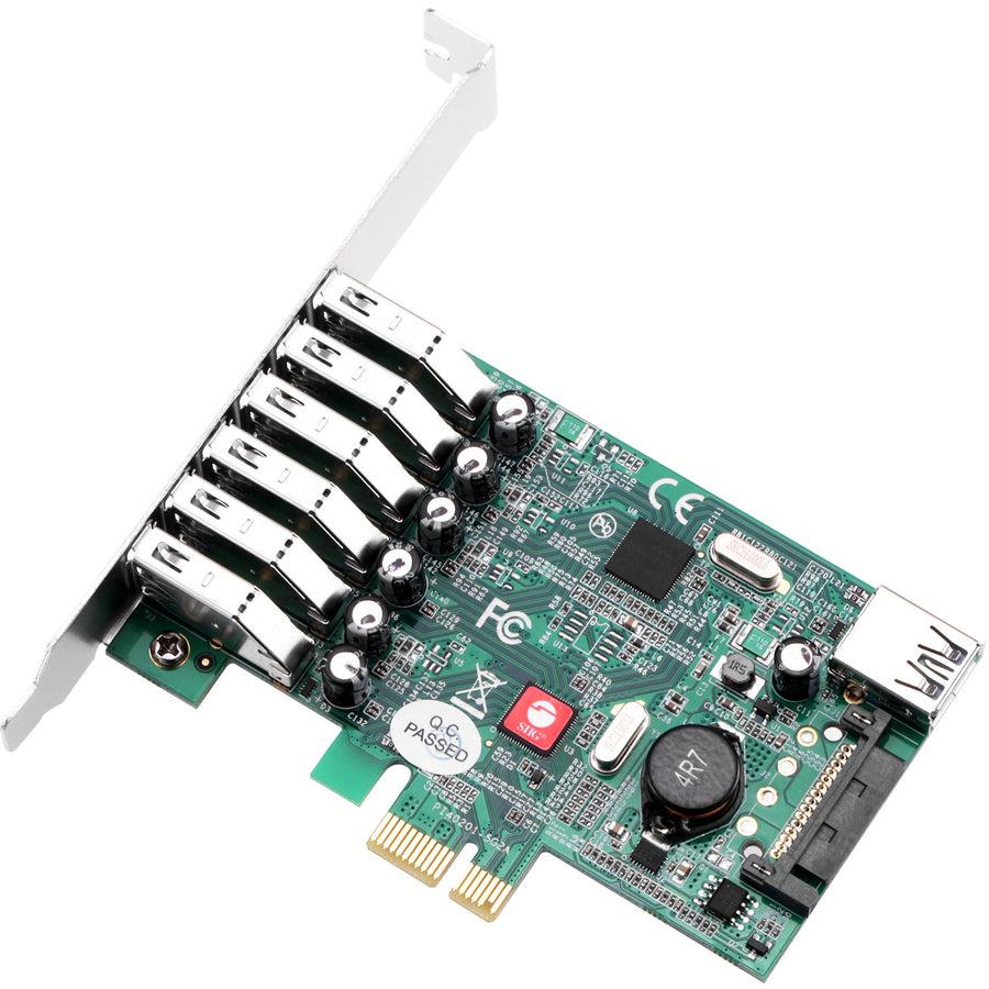 SIIG DP USB 3.0 7-Port PCIe i/e JU-P70011-S1