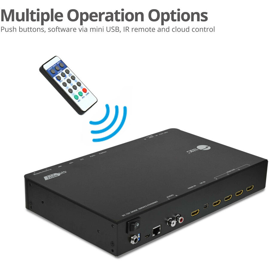 SIIG HDMI 2.0 4-Display Video Wall Processor CE-H23J11-S1