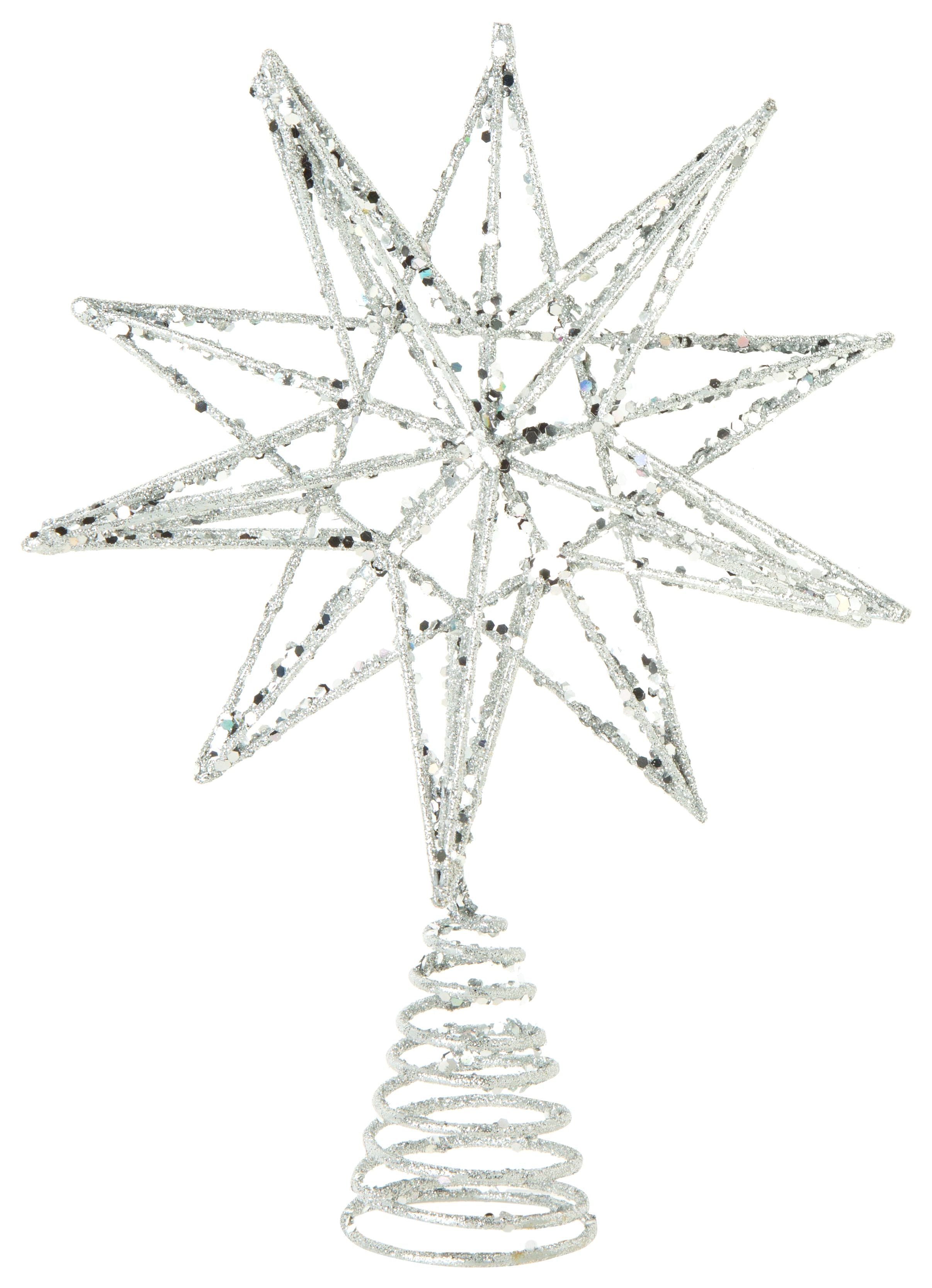 Silver Metal Tree Topper