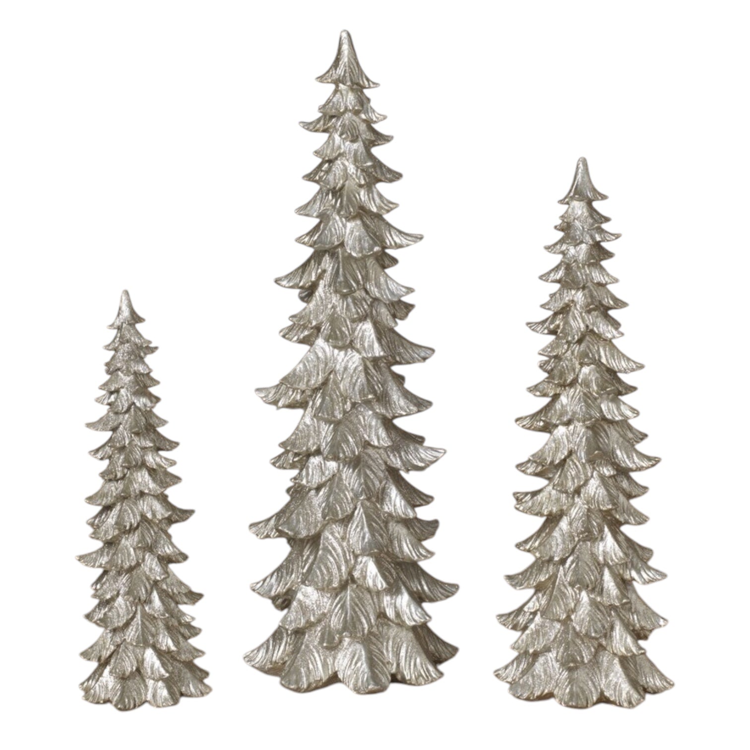 Silver Resin Tree -