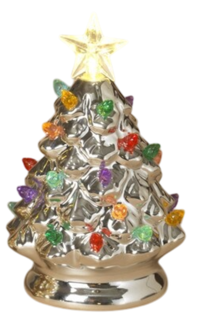 Silver Shimmer Holiday Tree