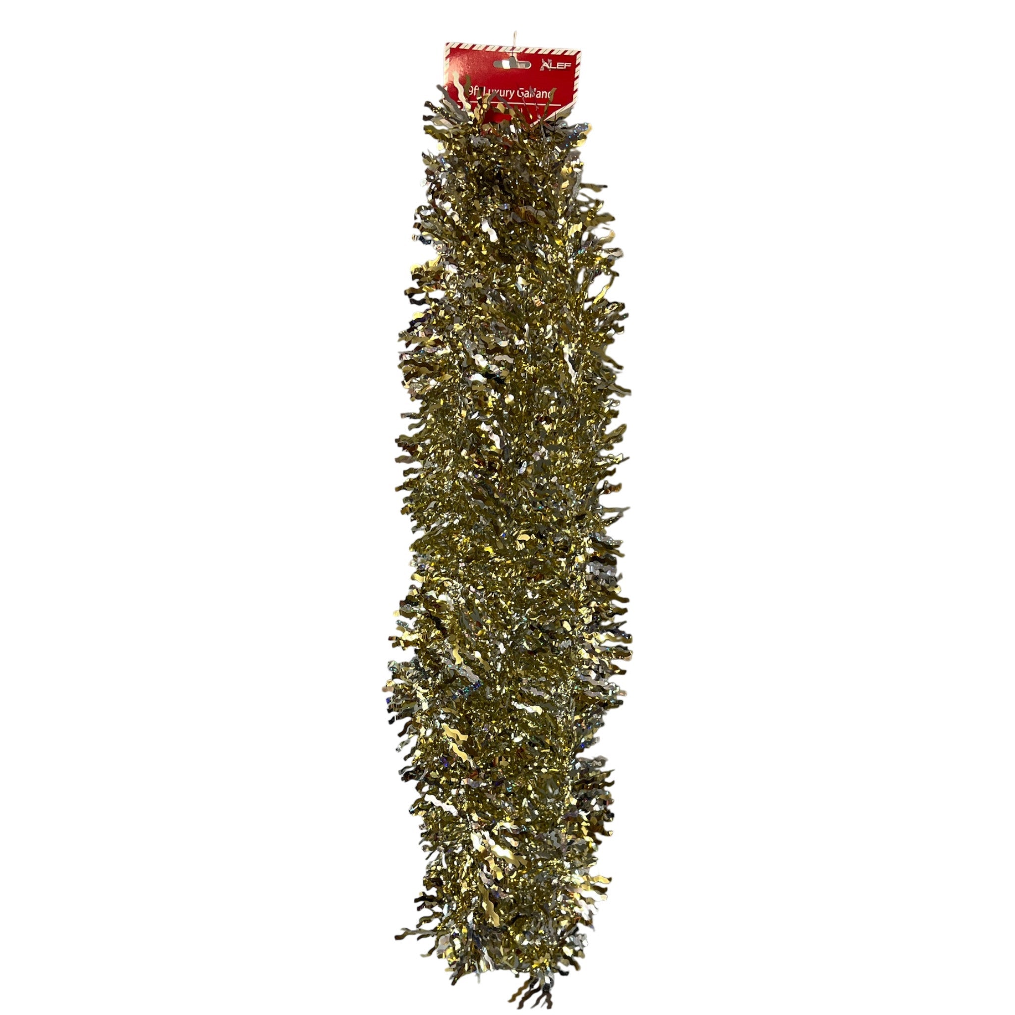 Silver and Gold Holographic Garland Wavy Cut 3ply