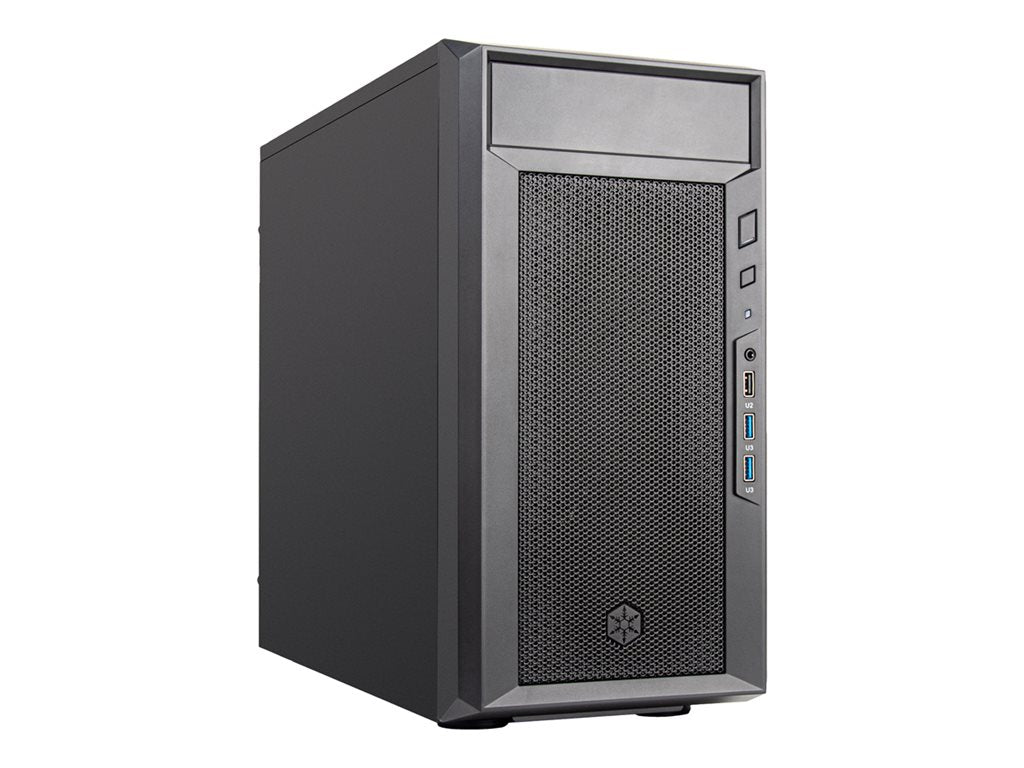 SilverStone Fara 311 - Tower 18.3 - micro ATX - no power supply (ATX / PS/2) - black - USB/Audio SST-FA311-B
