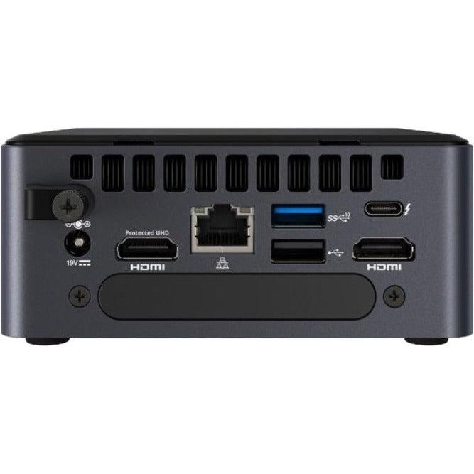 SimplyNUC NUC 8 Pro NUC8V7PNH Desktop Computer - Intel Core i7 8th Gen i7-8665U Quad-core (4 Core) 1.80 GHz - 8 GB RAM DDR4 SDRAM - 256 GB M.2 PCI Express NVMe SSD - Mini PC