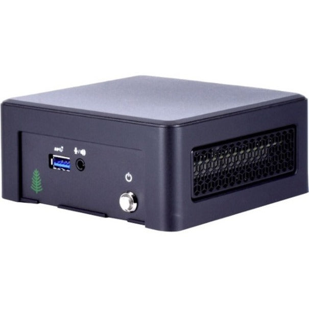 SimplyNUC Post Oak LLM1v6PK Desktop Computer - AMD Ryzen V1605B Quad-core (4 Core) 2 GHz - 8 GB RAM DDR4 SDRAM - 256 GB M.2 PCI Express SSD - Mini PC - TAA Compliant