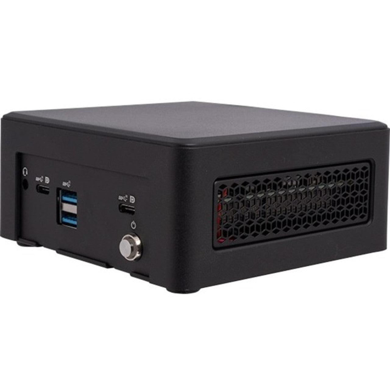 SimplyNUC Topaz i3 NUC11TZi3 Desktop Computer - Intel Core i3 11th Gen - 16 GB RAM DDR4 SDRAM - 128 GB M.2 SSD - Small Form Factor 91M-7D0A-0A1