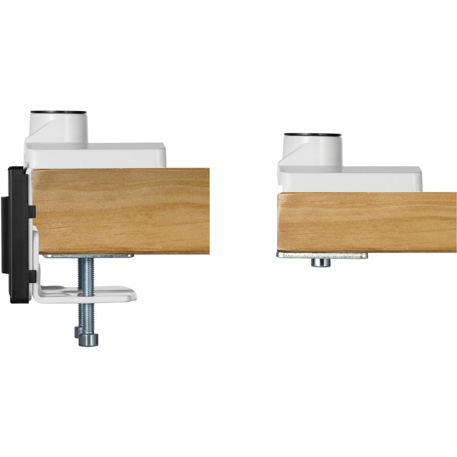 Single Monitor Gas Spring Aluminum Desk Monitor Arm With Usb And Audio Ports - 17" To 49"