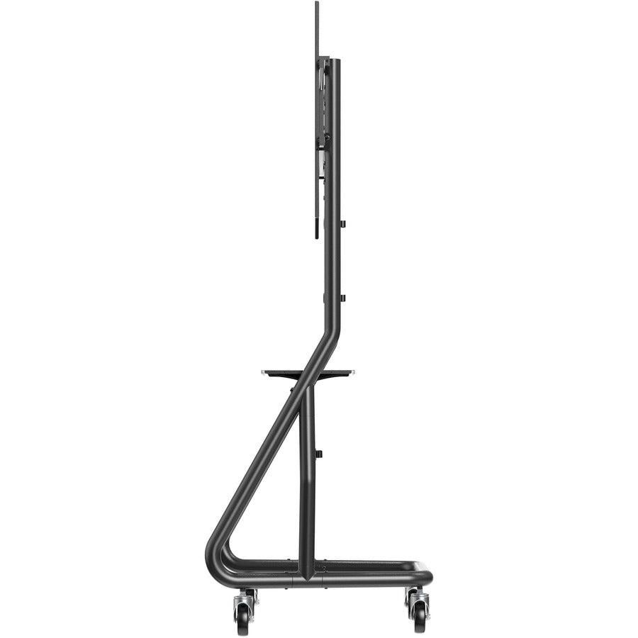 Single-Screen Rolling Cart Mobile Display Stand - Heavy-Duty Landscape | TecISoft DMCS60105HDS