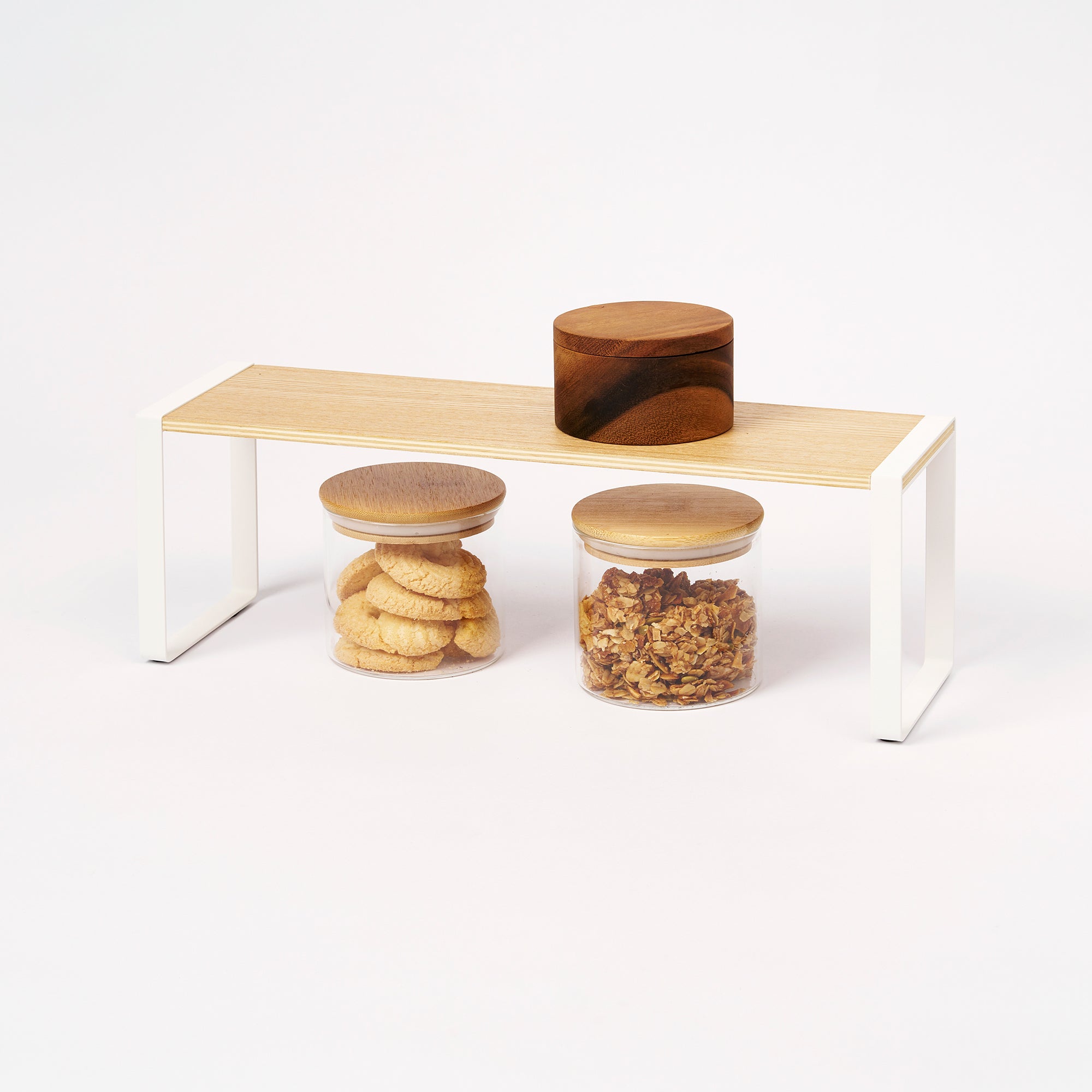 Single-Tier Riser - Steel + Wood