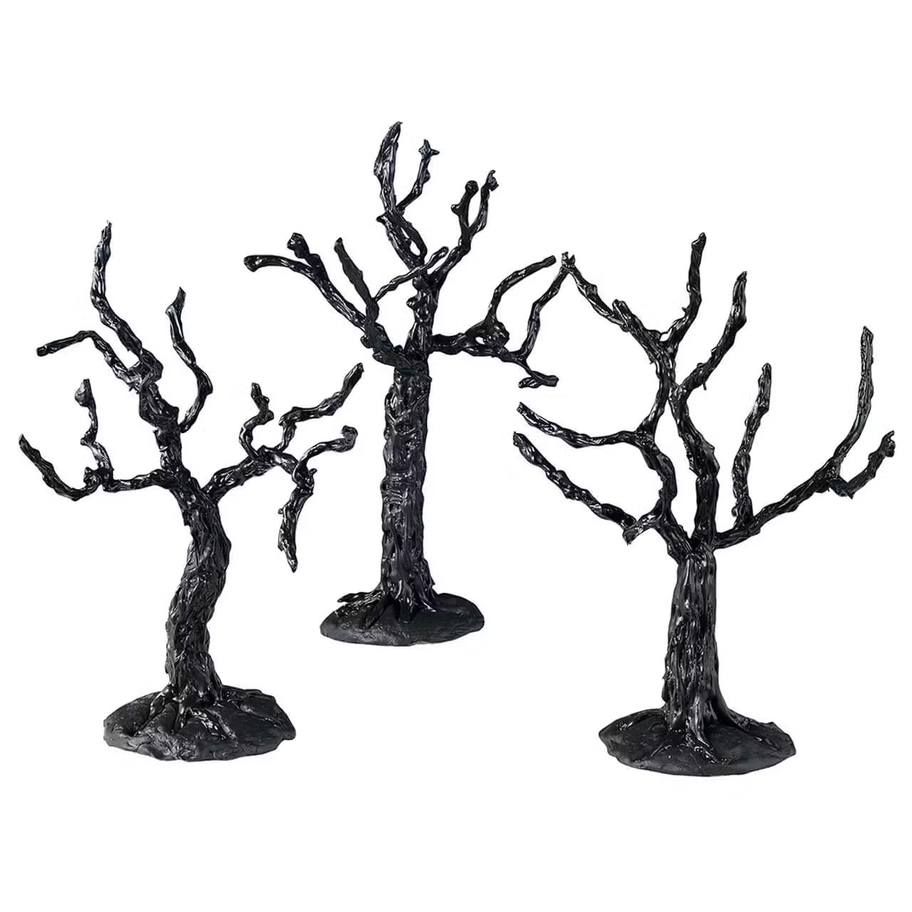 Sinister Black Trees Set of 3