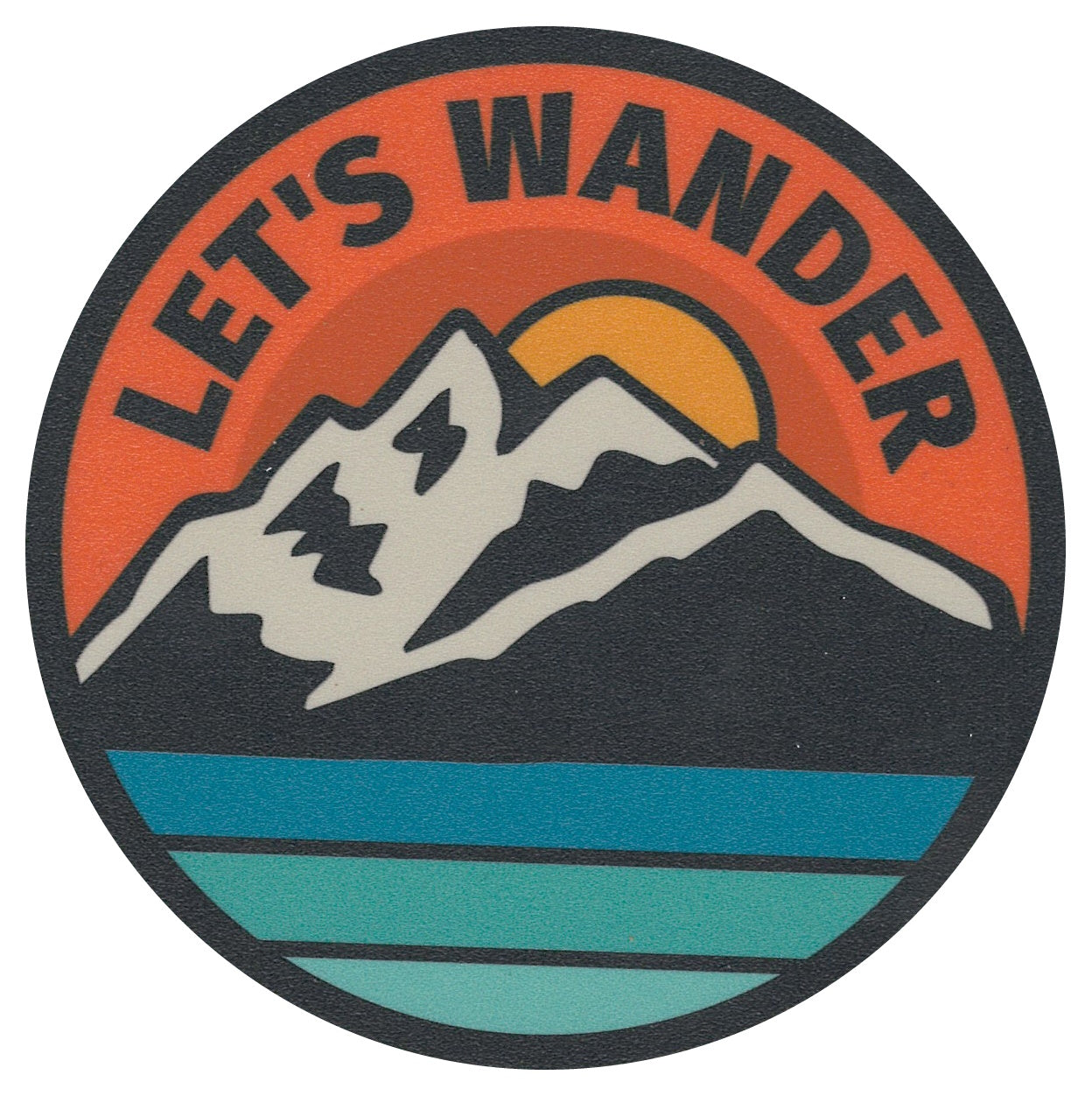 Sip Sip Hooray Coaster - Let's Wander Mountains
