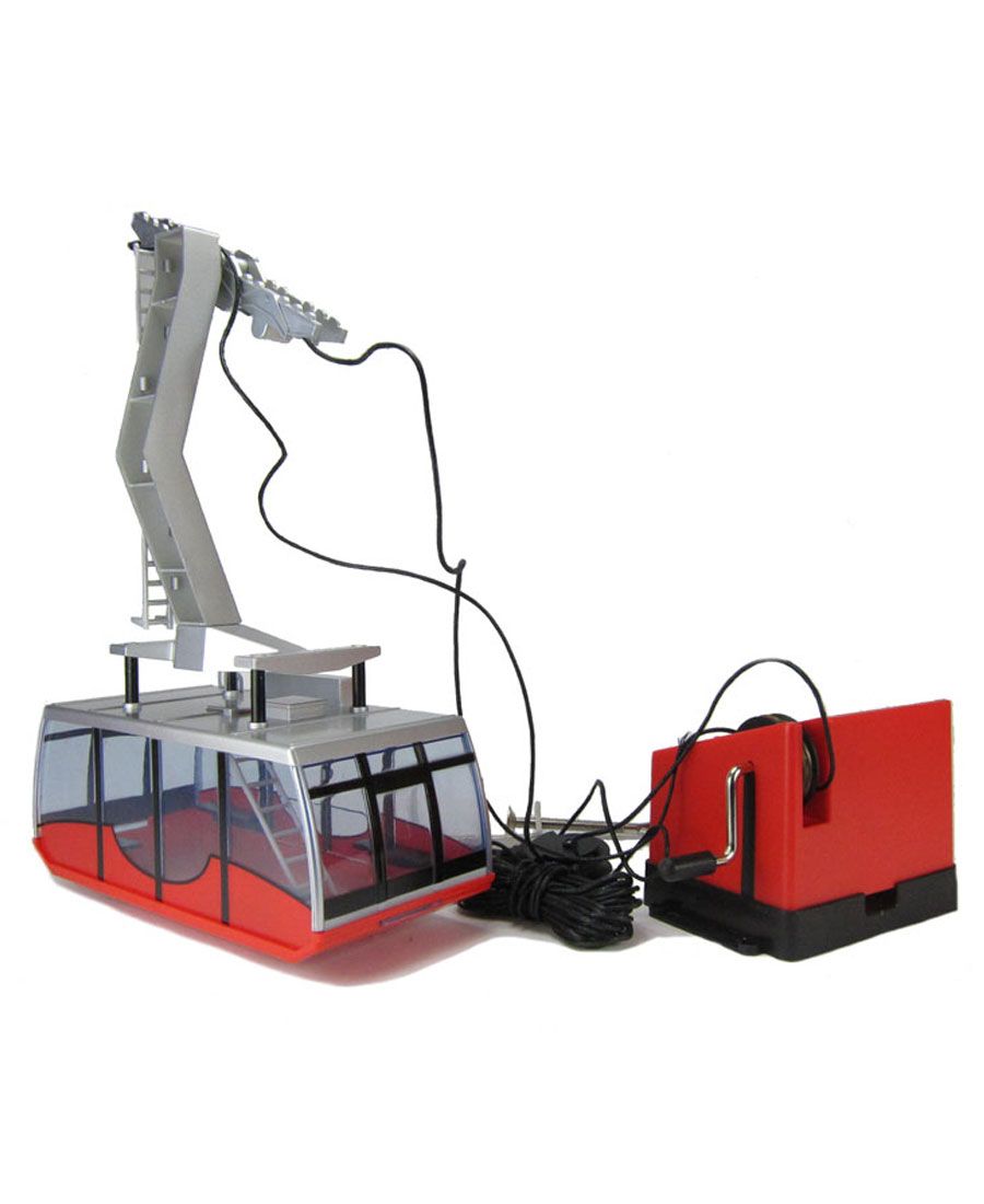 Ski Lift Cableway & Cabin - Red