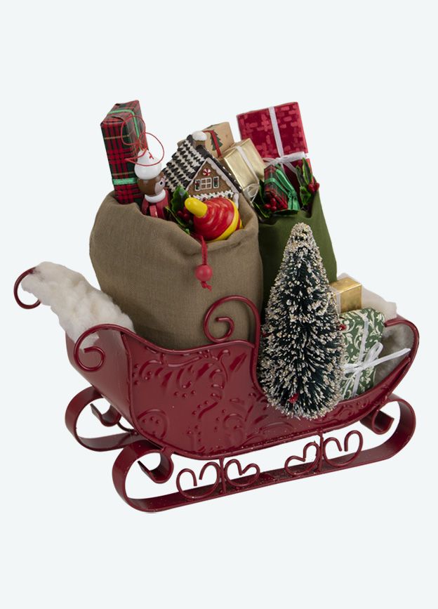 Sleigh Filled with Toys