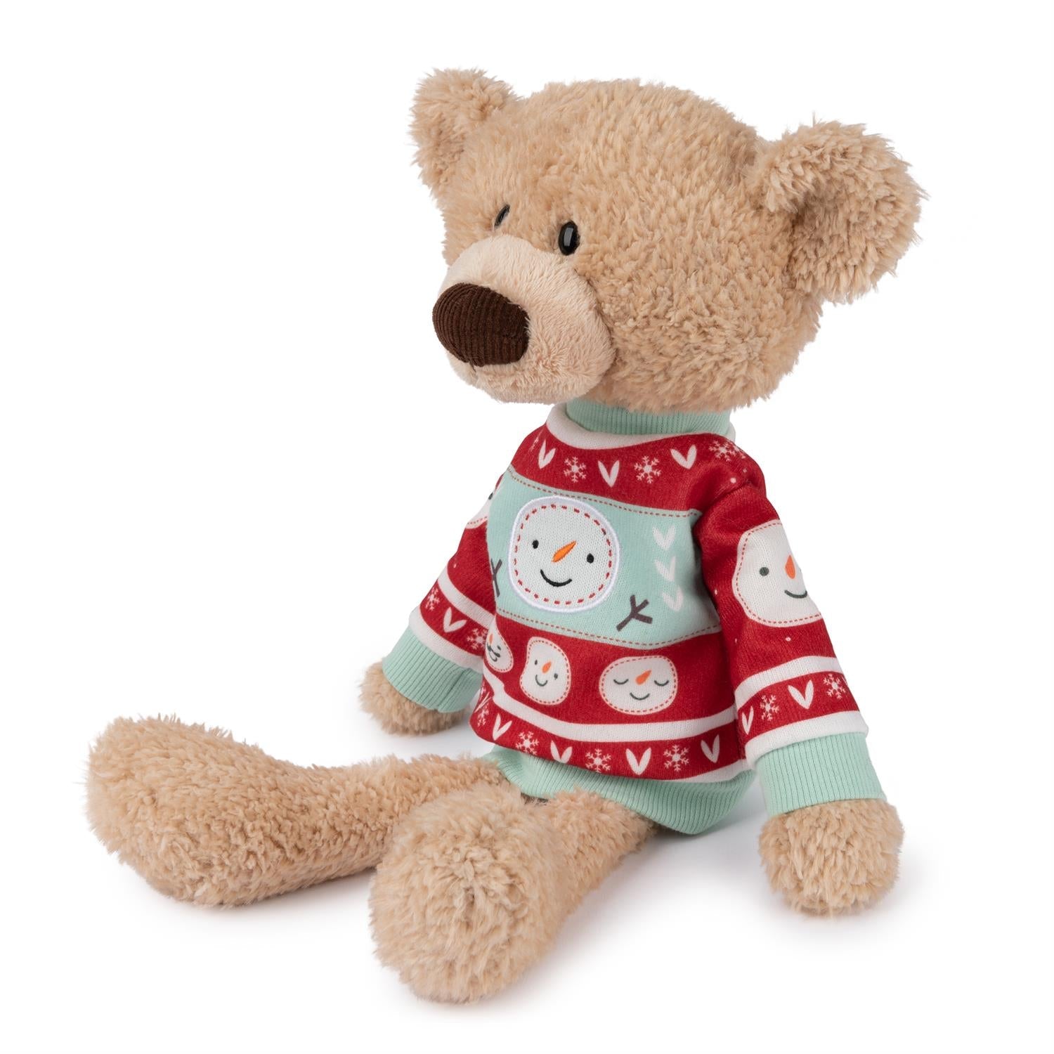 Sleigh Toothpick Bear with Holiday Sweater