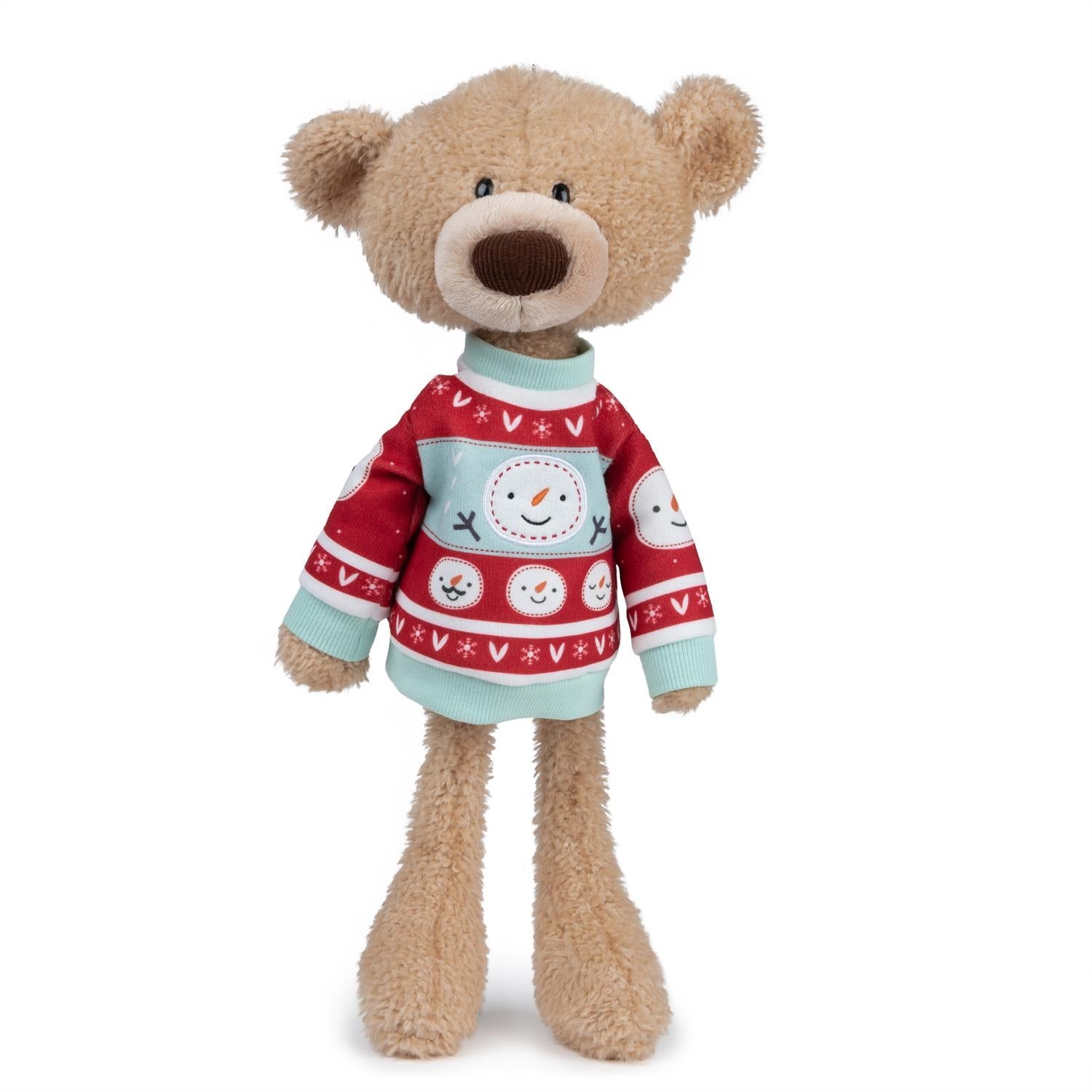 Sleigh Toothpick Bear with Holiday Sweater