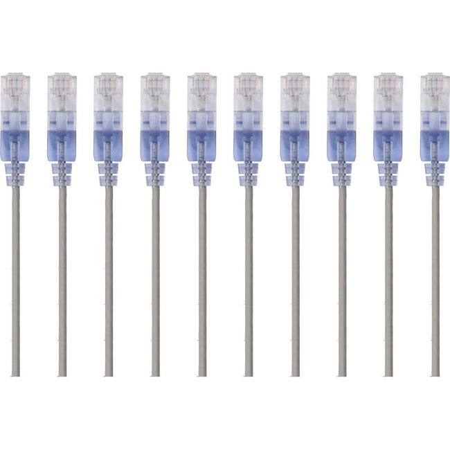 Slim Cat6A Cable - 10Pk_ 5Ft Gray