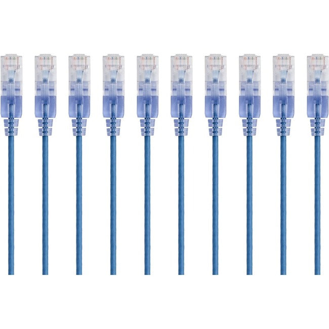 Slim Cat6A Cable - 10Pk_ 7Ft Blue