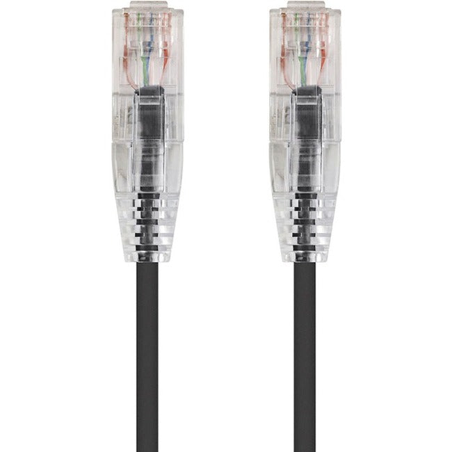 Slimrun Cat6 Utp Cable-10Ft Black