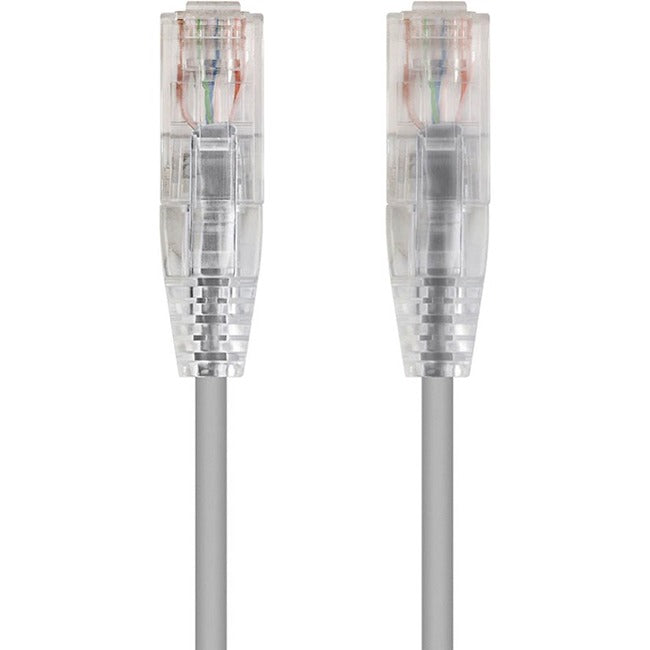 Slimrun Cat6 Utp Cable-1Ft Gray