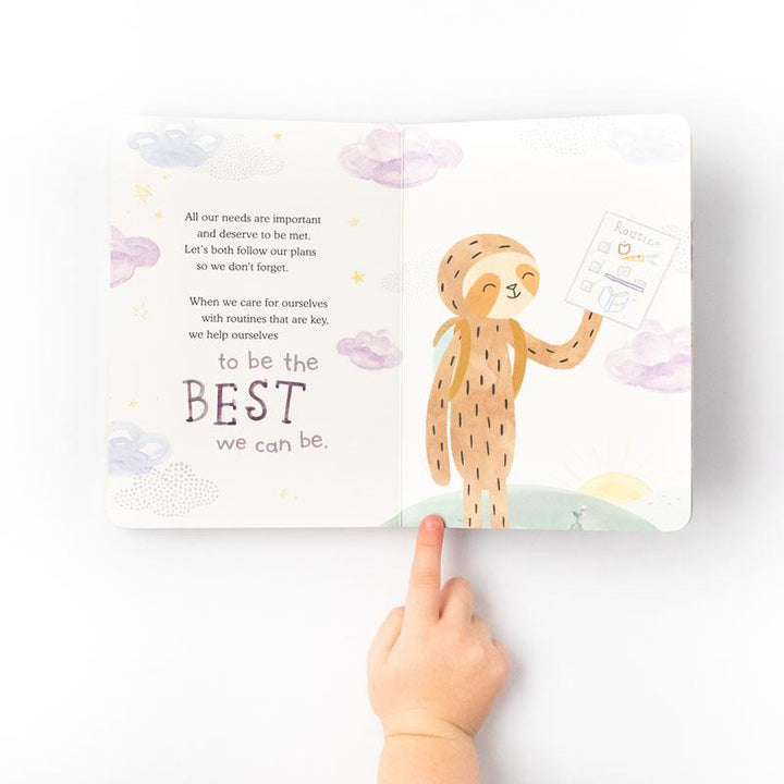 Sloth Daily Plan Board Book