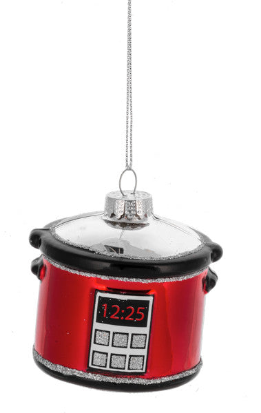 Slow Cooker Glass Ornament