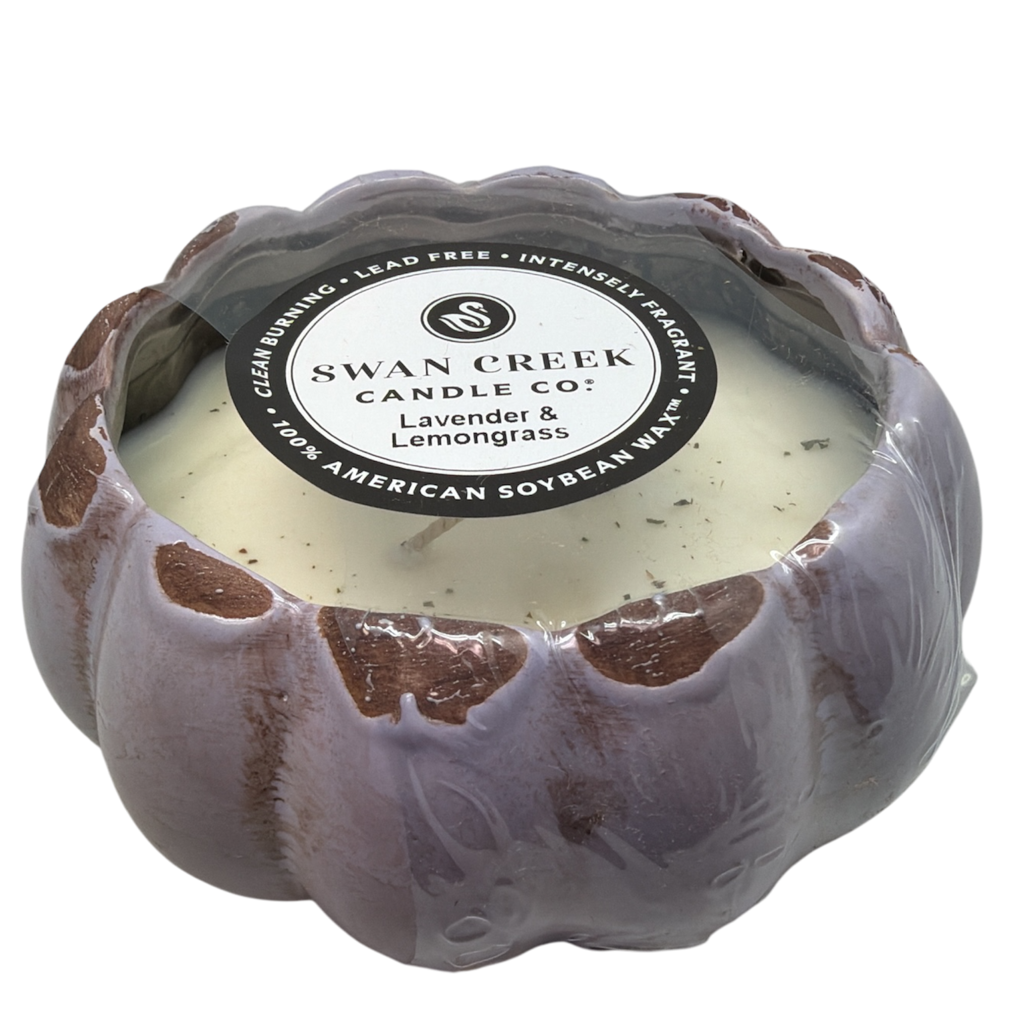 Small Petal Bowl Soy Candle - Lavender and Lemongrass