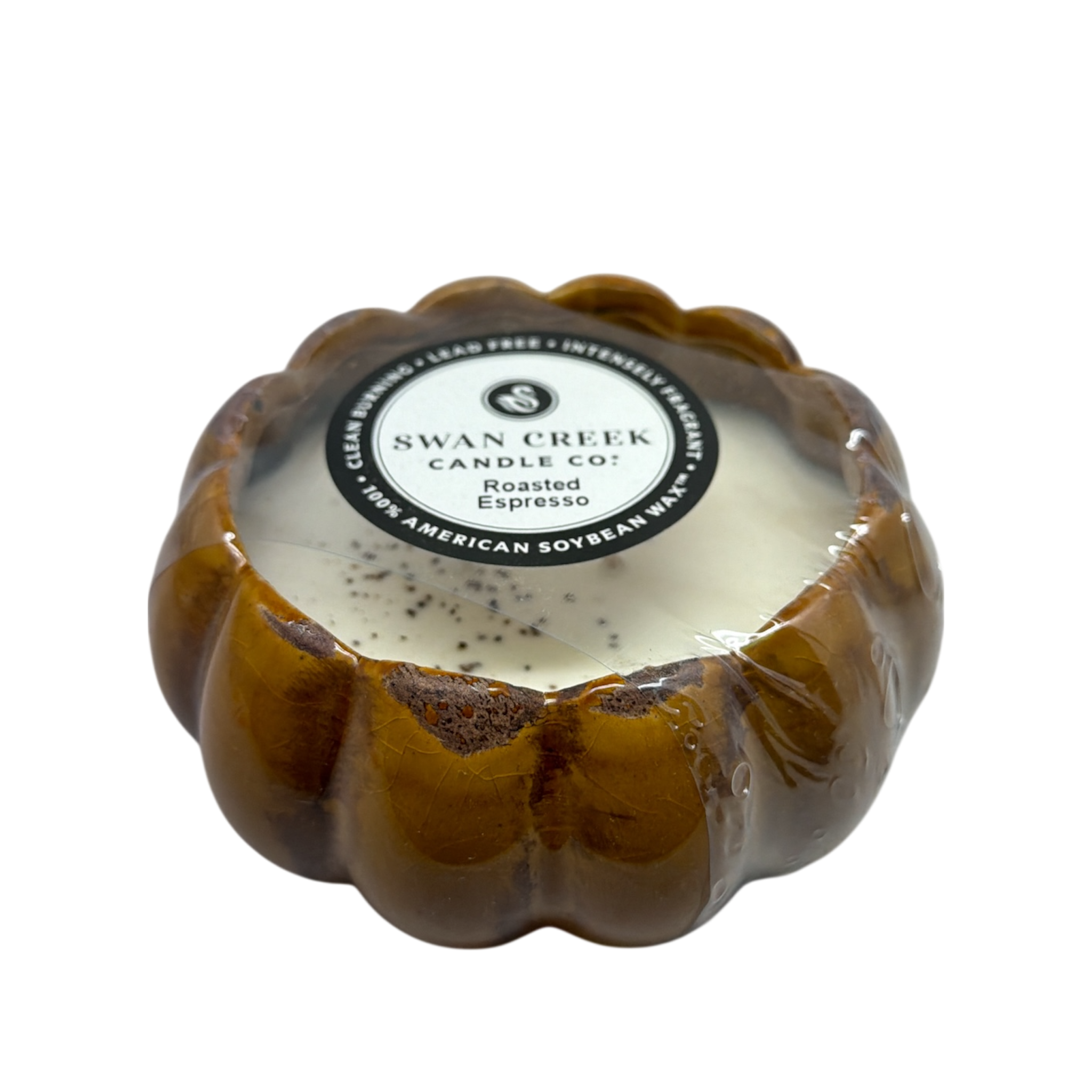 Small Petal Bowl Soy Candle - Roasted Expresso