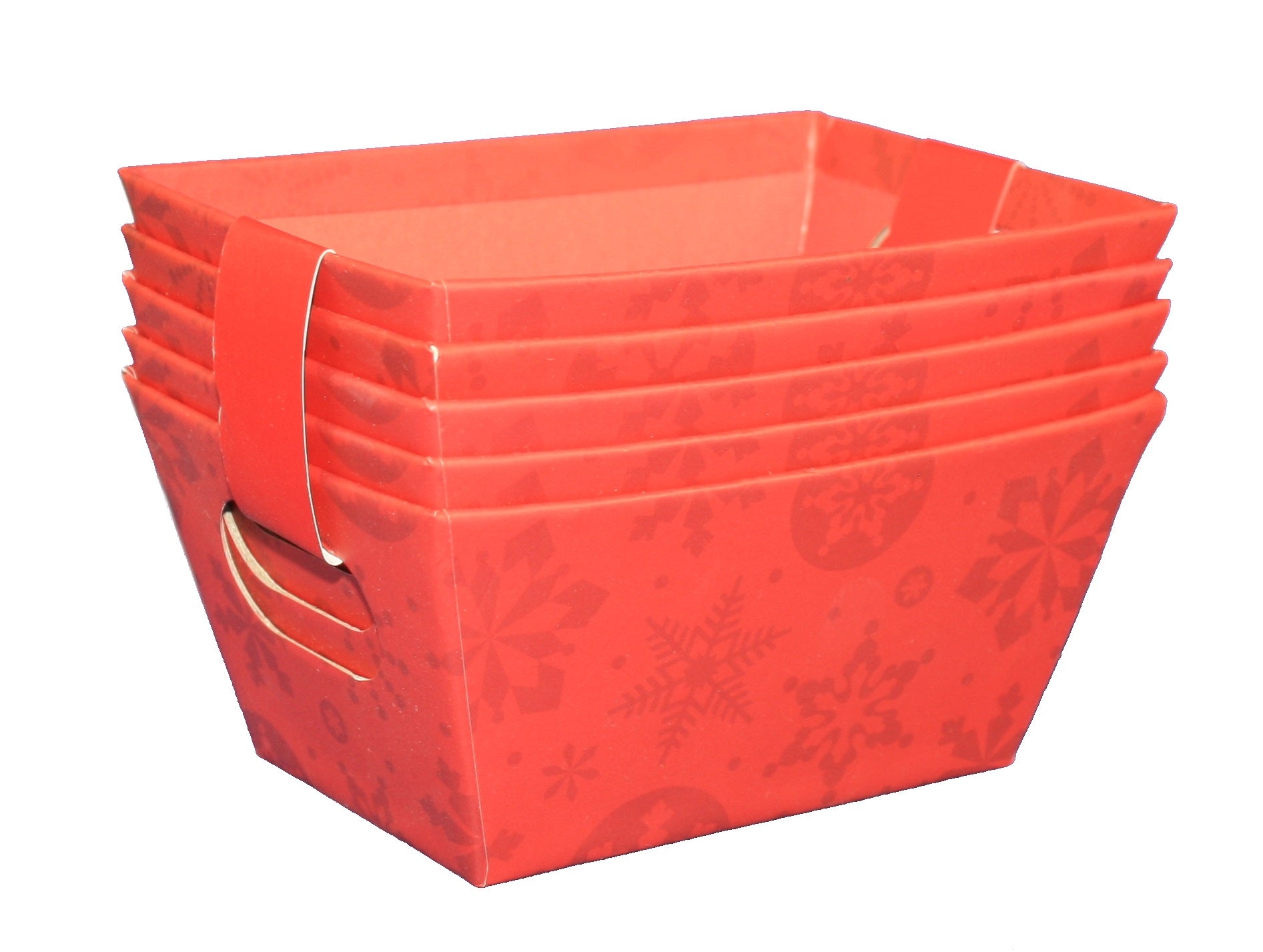 Small Rectangular Tray 5-Pack - Red Flakes