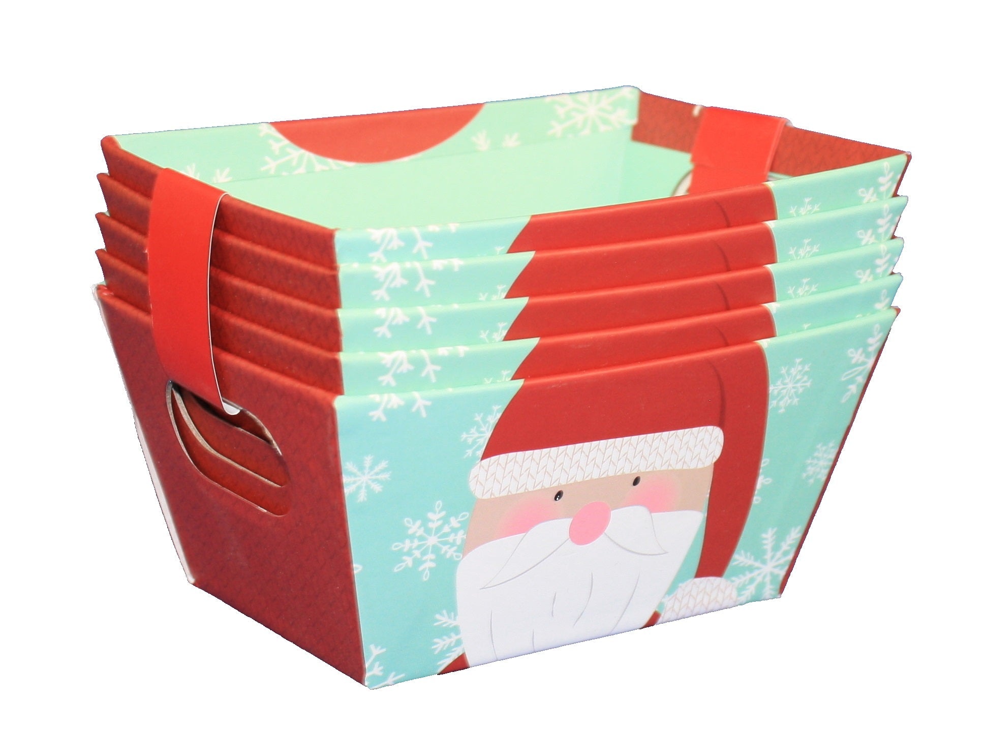 Small Rectangular Tray 5-Pack - Seasons Greetings