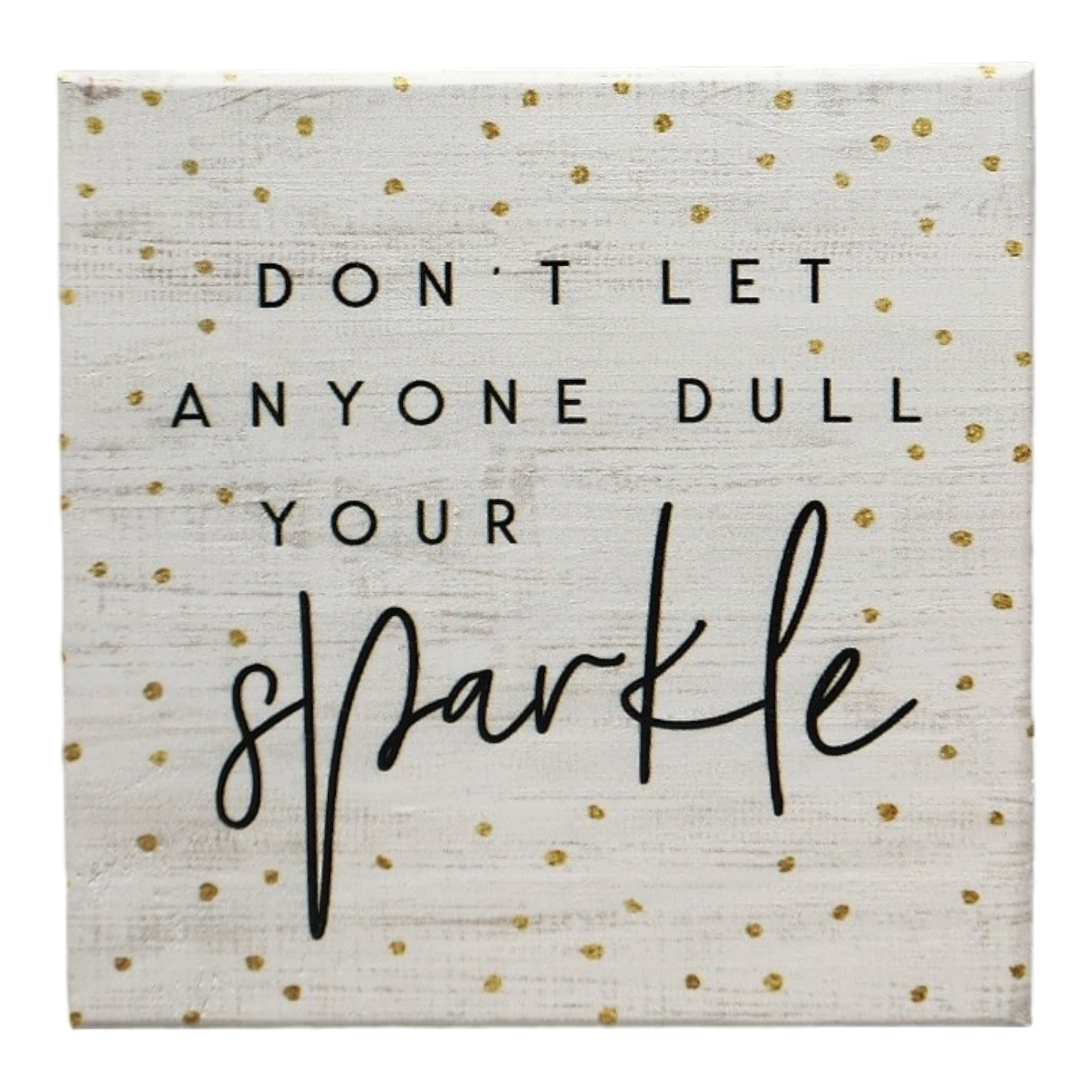Small Talks Sign - Dull Sparkle