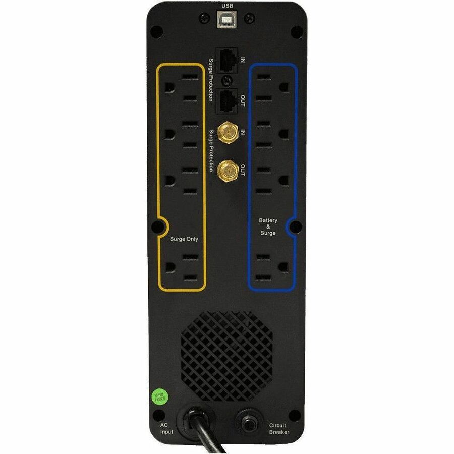Smart UPS 550VA - Line Interactive Mini Tower Battery Backup | TecISoft ETR550LG
