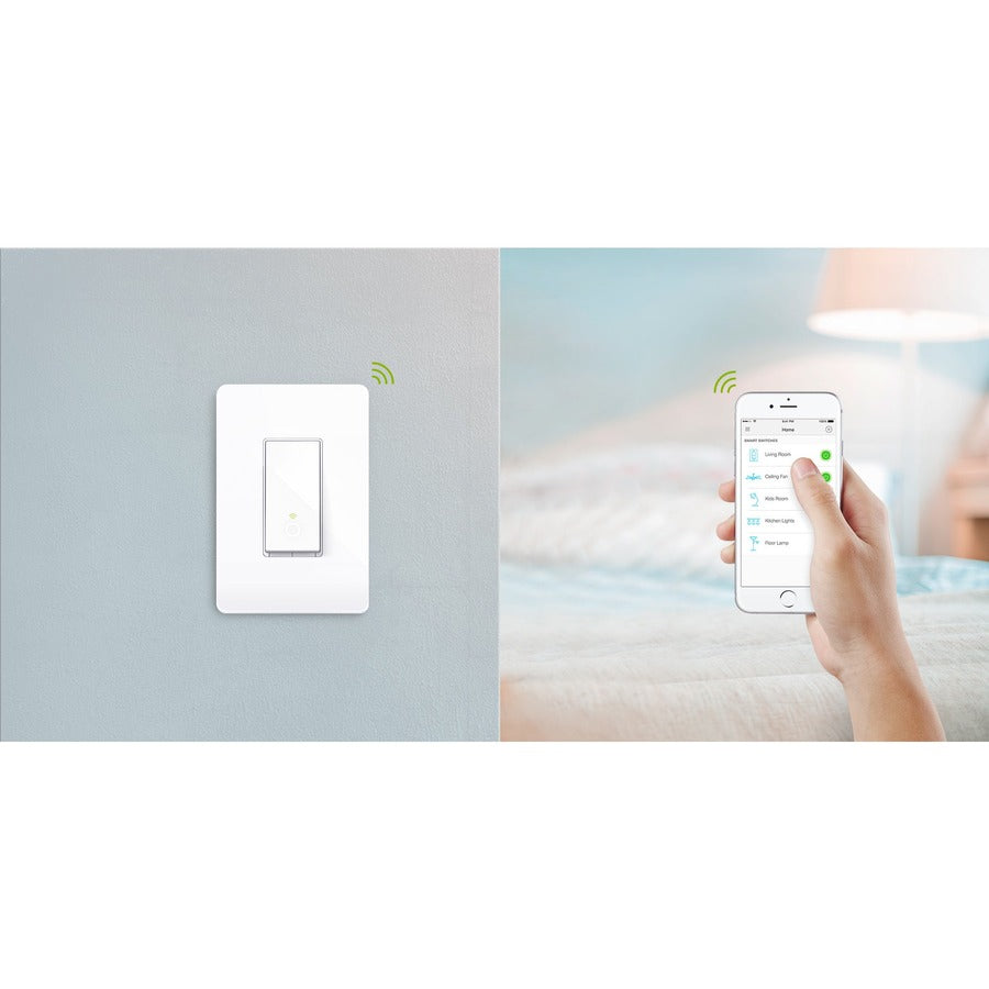Smart Wi-Fi Light Switch - Kasa Remote Control Solution | TecSoft HS200